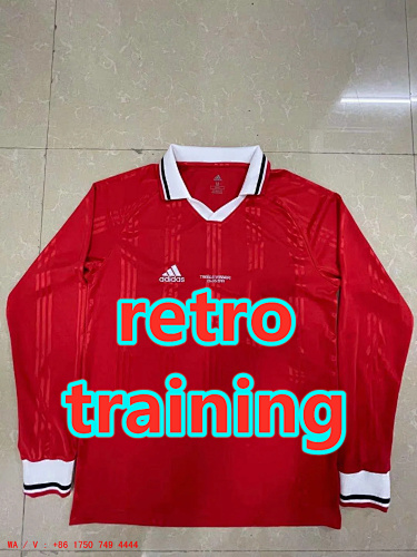 Manchester United Retro Long Sleeve Training Jersey S-2XL