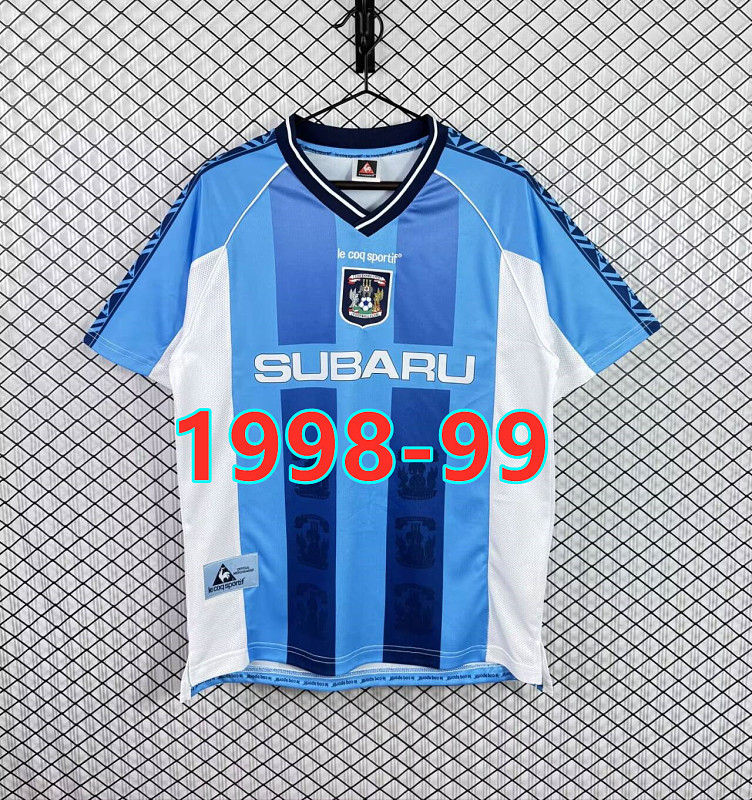 Coventry City Home Retro Fans Version Jersey S-2XL