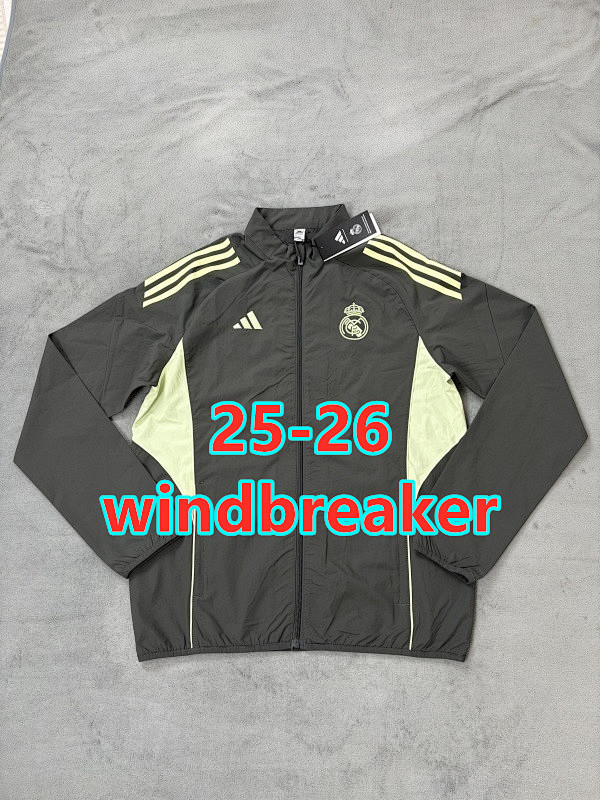 25-26 Real Madrid Windbreaker S-3XL