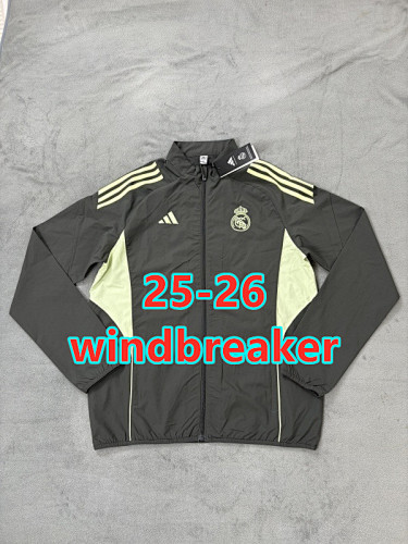 25-26 Real Madrid Windbreaker S-3XL