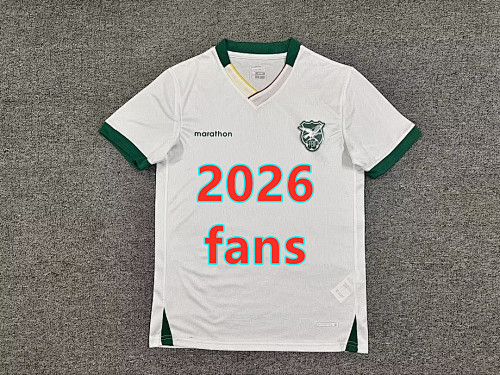 Bolivia Away Fans Version Jersey S-4XL