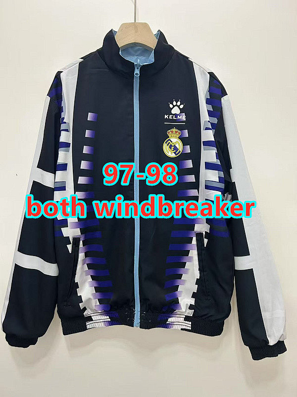 97-98 Real Madrid Both Windbreaker S-3XL