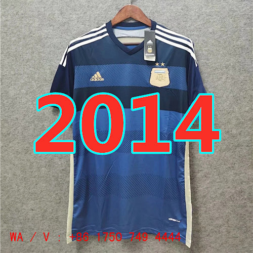Argentina Retro TopThai Quality Away Jersey S-2XL