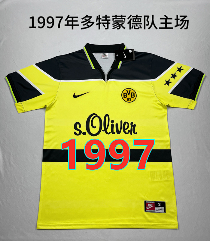 Dortmund Home Retro Jersey S-2XL