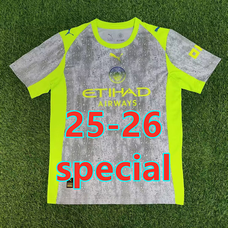 Epl & Ucl 25-26 Manchester City Third Fans Version Jersey S-4XL