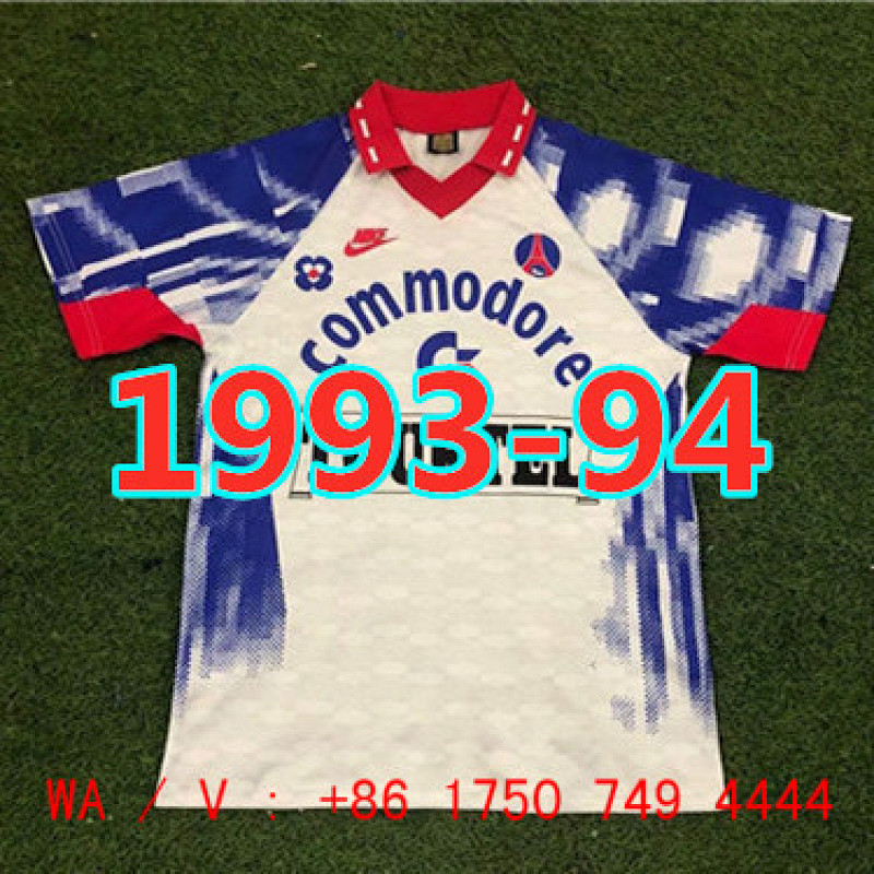 Balenciaga Paris Psg Retro TopThai Quality Away Jersey S-2XL