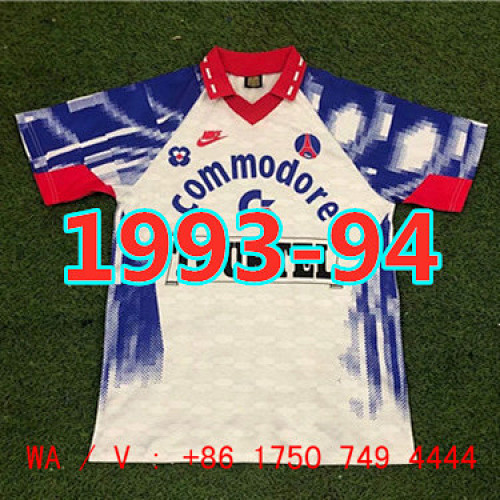 Balenciaga Paris Psg Retro TopThai Quality Away Jersey S-2XL