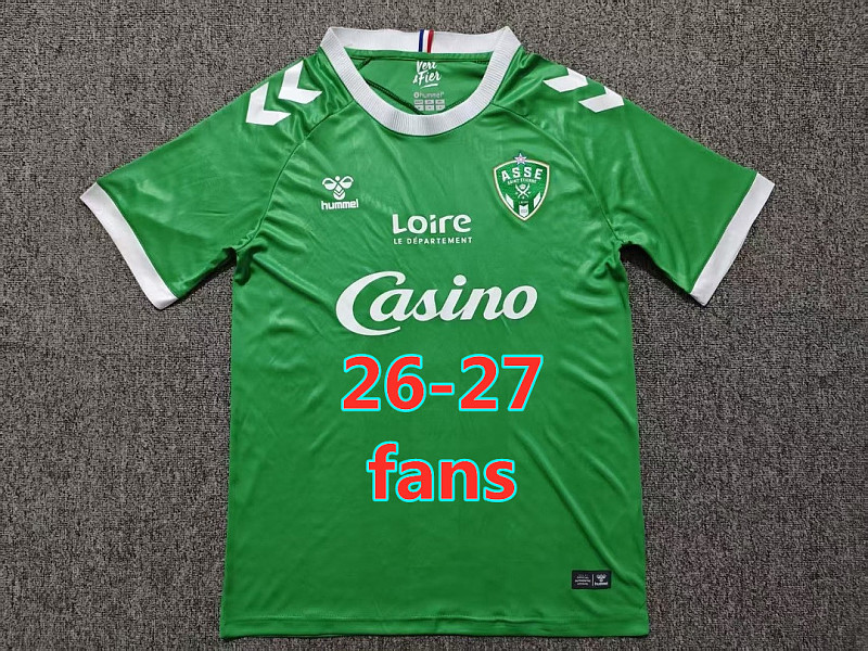 26-27 Saint-Etienne Home Fans Version Jersey S-4XL