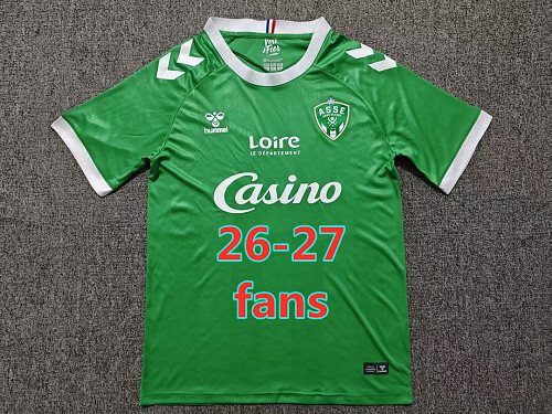 26-27 Saint-Etienne Home Fans Version Jersey S-4XL