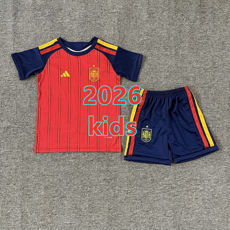 Spain Home Kids 8 Teams Kit 16 -28 8
