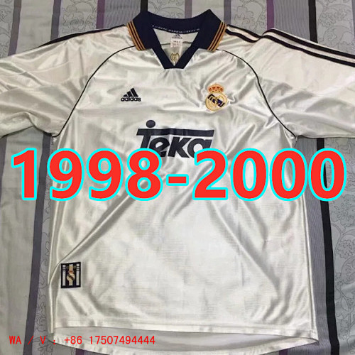 Real Madrid Retro TopThai Quality Jersey S-2XL