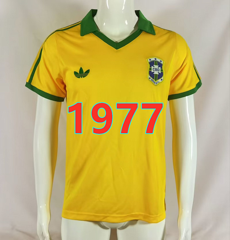 Brazil Home Retro Jersey S-2XL