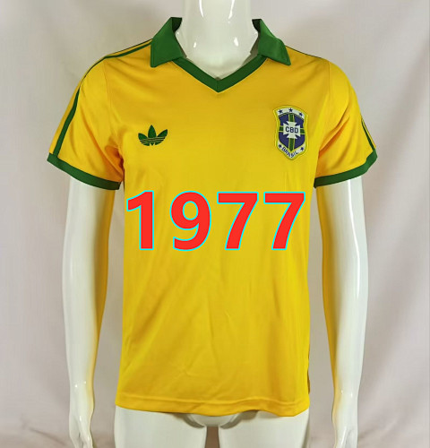 Brazil Home Retro Jersey S-2XL