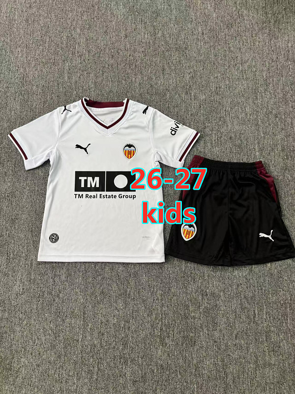 26-27 Valencia Home Kids Jersey+shorts Kit 16 -28