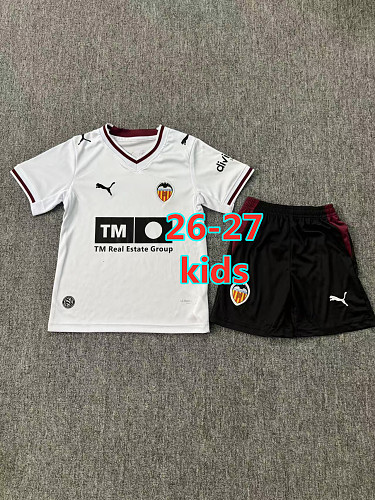 26-27 Valencia Home Kids Jersey+shorts Kit 16 -28
