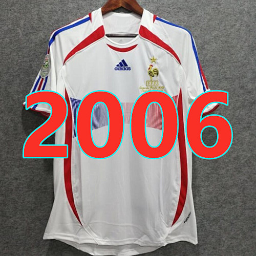 France Away Retro Jerseys S-2XL