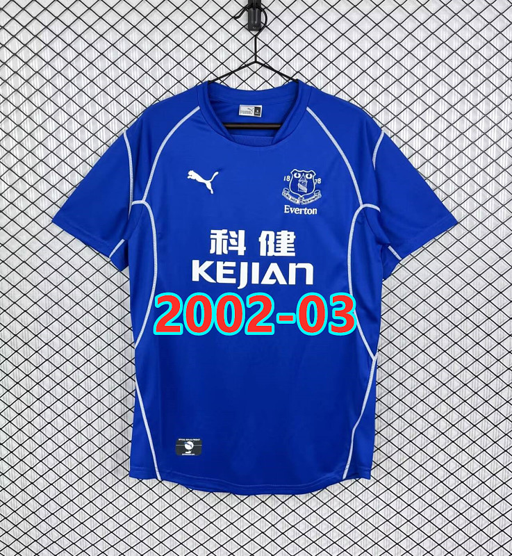 Everton Home Retro Fans Version Jersey S-2XL