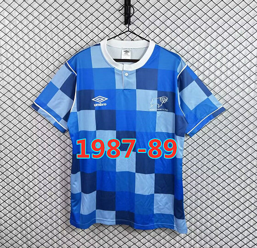 Derby County Away Retro Fans Version Jersey S-2XL