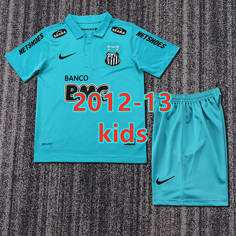 Santos Third Kids Retro Jersey+shorts Kit 16 -28
