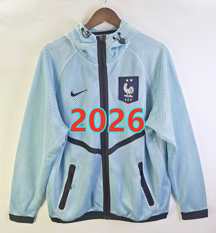 France Double Mesh Hoodie Entrance Uniform S-3XL
