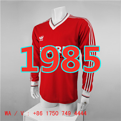 Manchester United Retro Home Long Sleeve Jersey S-2XL