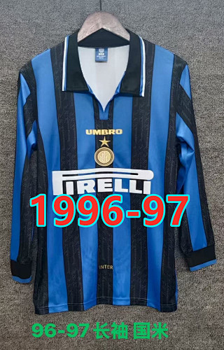 Inter Milan Home Retro Long Sleeve Jersey S-2XL