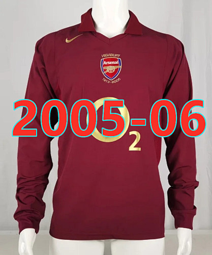 Arsenal Retro Home Long Sleeve Jersey S-2XL