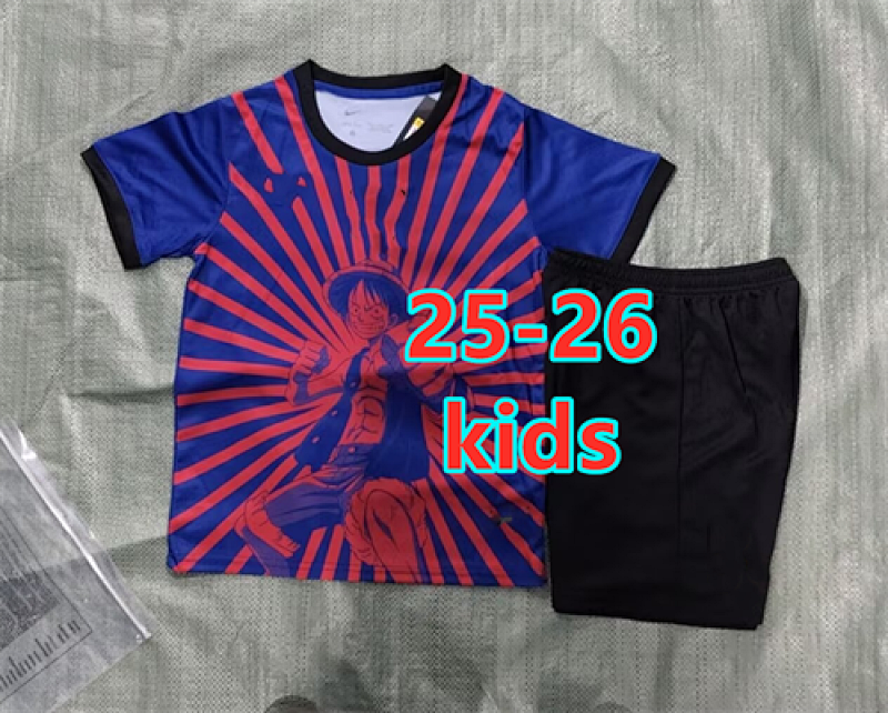25-26 Barcelona Special Kids Jersey+shorts Kit 16 -28