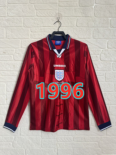 England Away Retro Long Jersey S-2XL