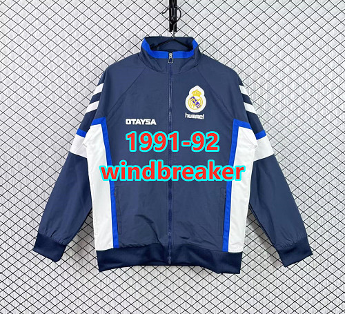 Real Madrid Retro Windbreaker S-2XL