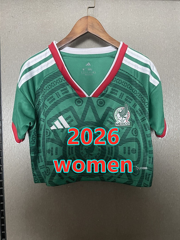 Mexico Home Women Short 16 Teams Jersey S-2XL 16