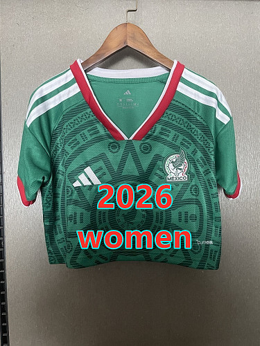 Mexico Home Women Short 16 Teams Jersey S-2XL 16