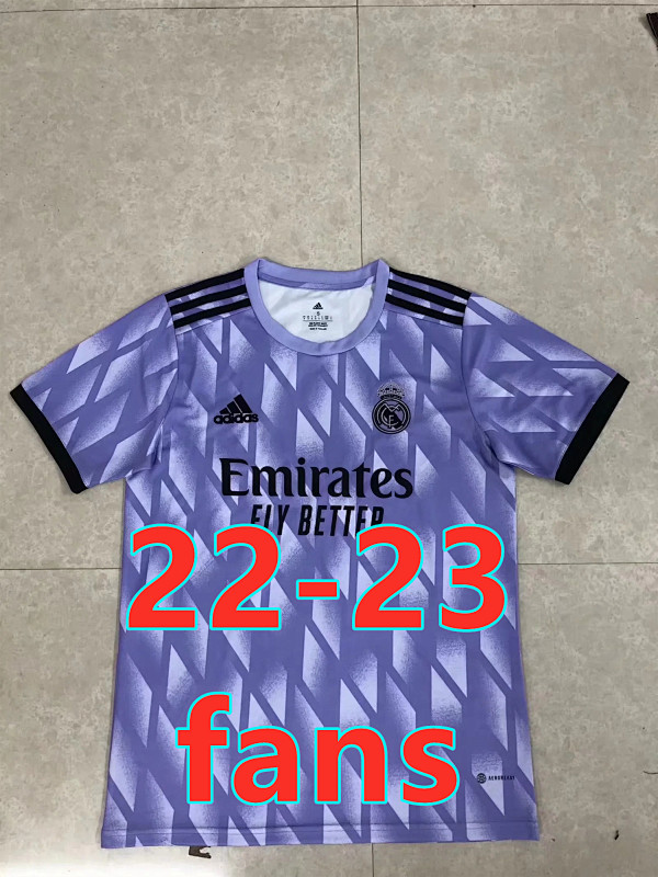 Real Madrid Fans Version 22-23 Away Jersey S-4XL
