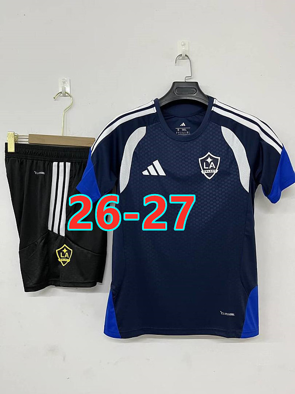 26-27 LA Galaxy Short Sleeve Tracksuit Kit S-3XL