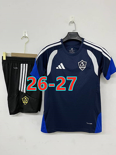 26-27 LA Galaxy Short Sleeve Tracksuit Kit S-3XL