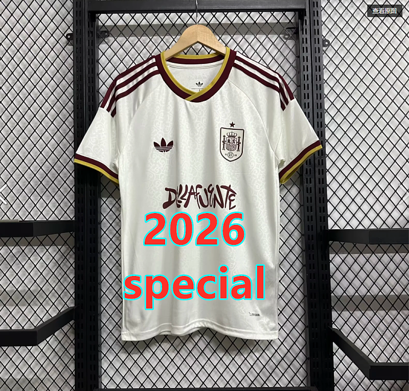 Spain Special Fans Version Jersey S-4XL