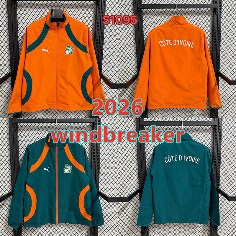 Cote D'Ivoire Reversible Windbreaker S-3XL