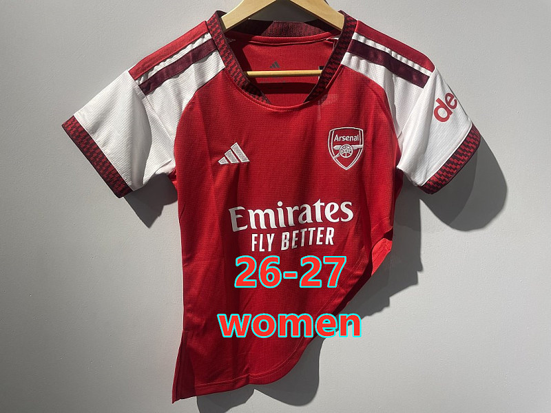 26-27 Arsenal Home Women Backslash Jersey S-2XL