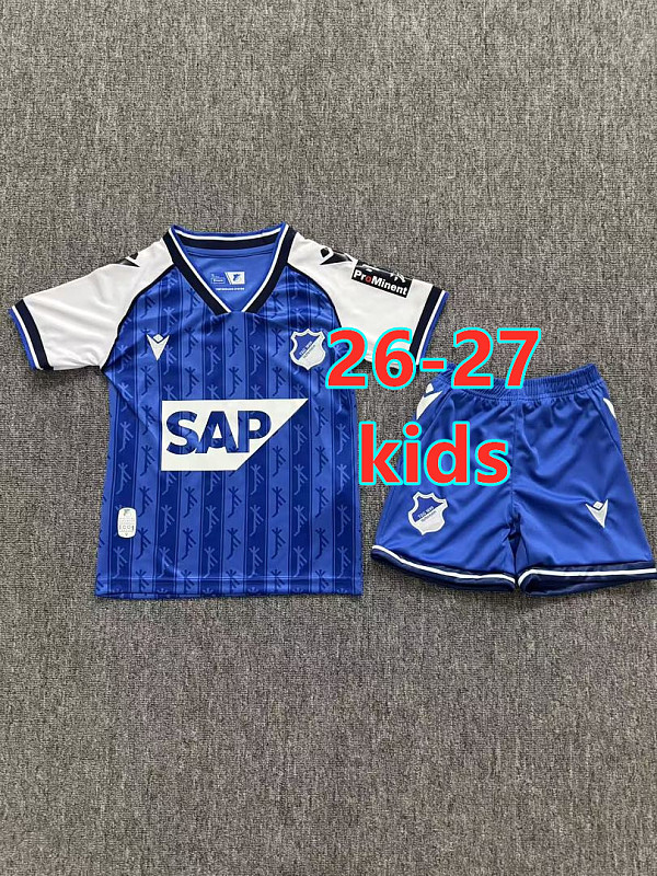26-27 Hoffenheim Home Kids Jersey+shorts Kit 16 -28