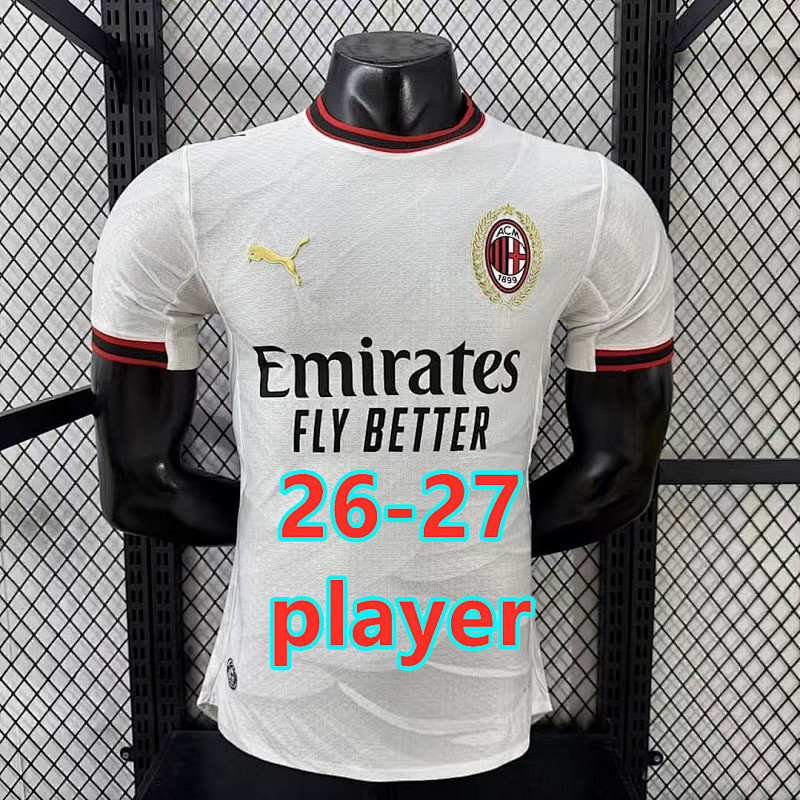 26-27 AC Milan Away Player Version Jersey S-2XL AC