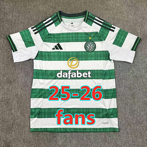 25-26 Celtic Home Fans Version Jersey S-4XL