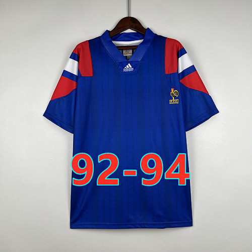 France 92-94 Retro Home Jersey S-2XL