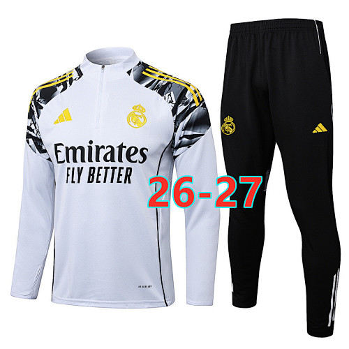 26-27 Real Madrid Long Sleeve Tracksuit S-2XL