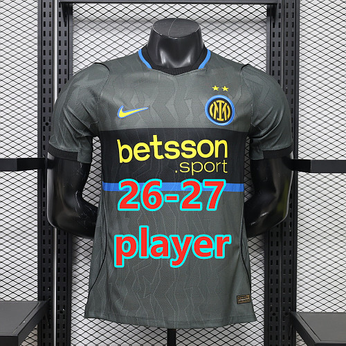 26-27 Inter Milan Third Player Version Jersey S-3XL