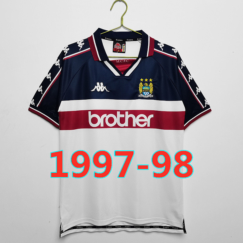 Manchester City Retro Away Jersey S-2XL