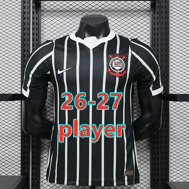 26-27 Corinthians Away Player Version Jersey S-4XL
