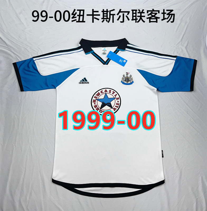 Newcastle United Away Retro Jersey S-2XL