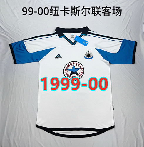 Newcastle United Away Retro Jersey S-2XL