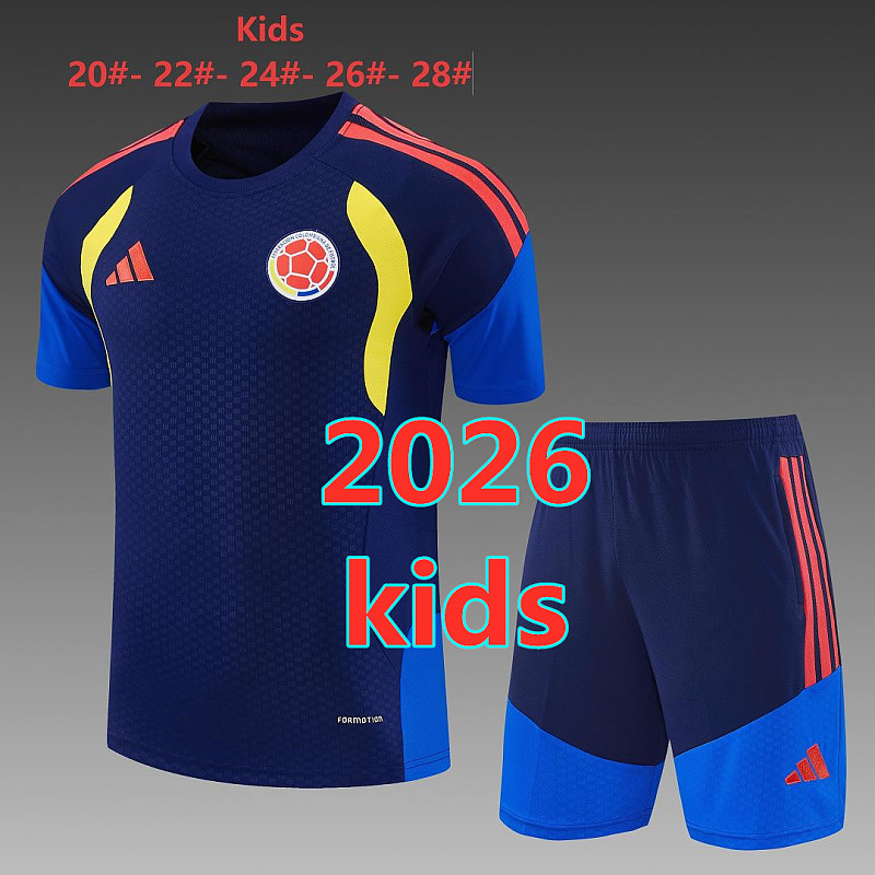 Colombia Kids Short Sleeve Tracksuit 20 -28