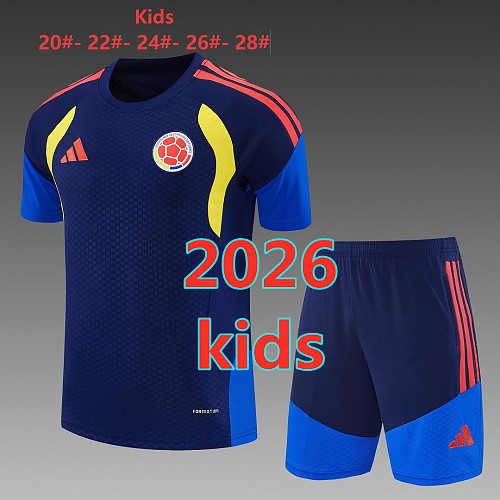 Colombia Kids Short Sleeve Tracksuit 20 -28
